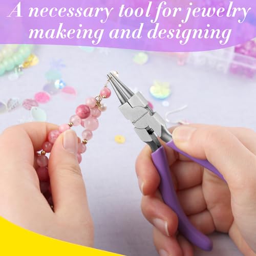 SPEEDWOX Mini Round Nose Pliers for Jewelry Making - Wire Looping & Bending Pliers - style: Round Nose Pliers
