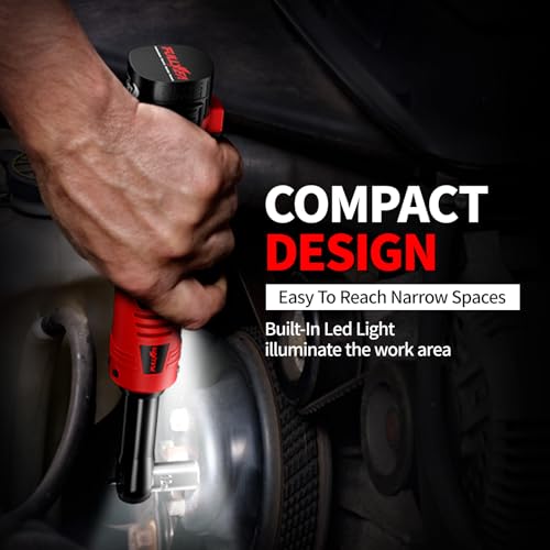 FULLYEA 3/8" Cordless Electric Ratchet Wrench Set, 45 Ft-lbs,Variable Speed