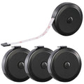 4 Pack Soft Retractable Measuring Tape,60-Inch 150cm,Black Double Scale Measurement Tape,for Body Measuring Sewing Tailor Cloth Knitting Home Craft Measurements - color: 4 Pack (black)