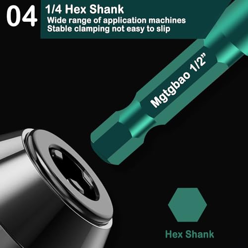 10pc 3/16”Green Concrete Drill Bit Set, 5mm Masonry Drill Bits for Tile,Brick, Plastic and Wood,Tungsten Carbide Tip Best for Wall Mirror and Ceramic Tile. - size: 3/16 in