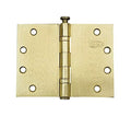 Hinge Outlet Wide Throw 180° Clearance Hinge Satin Brass 4.5 in x 6 in 2-pk - color: Satin Brass Finish