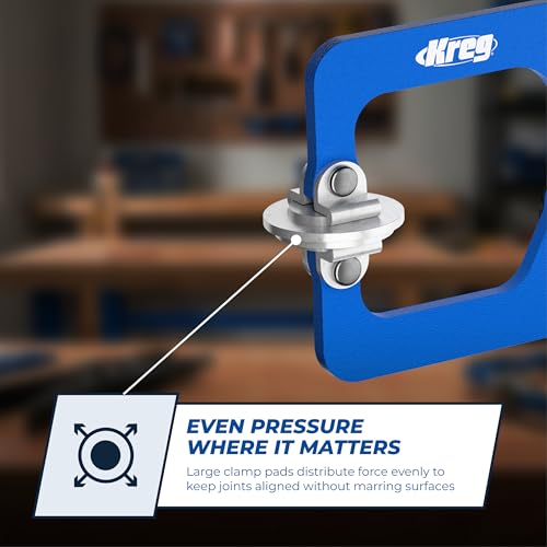 Kreg Wood Project Clamp, Woodworking Clamp, 3" Reach, 2-3/4" Clamp Capacity - size: 3 inch
