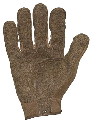Ironclad Command Tactical Impact, Touch Screen Gloves, TPR Impact Protection, TAA Compliant (1 Pair) IEXT-ICOY-02-S - color: Coyote, size: Medium