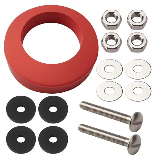6102 Toilet Tank to Bowl Bolt & Gasket Kit fit for Fluidmaster Toilets