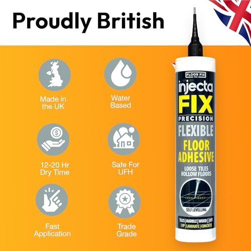 Precision Floor Adhesive - Loose Tiles & Hollow Floors (3 Pack)