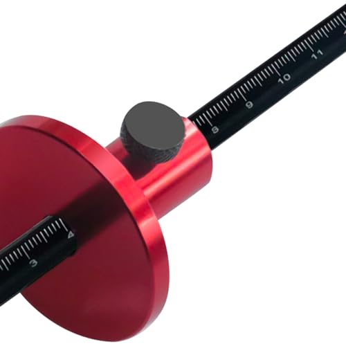Wheel Marking Gauge, European Style Wheel Marking Gauge Aluminum Alloy Scriber Woodworking Mortise Parallel Scribing Tool Wood Scribe Tool For Carpenter