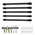 5 Pack Magnetic Tool Holder, Magnetic Strips Tool Magnet Bar PVC Coated for Garage Tool Organizer 16 In - style: 16IN-5 PACK