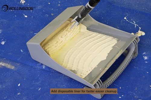 ROLLINGDOG Paint Tray Liners 3PC Efficient and Compatible Disposable - color: Paint Tray Liner