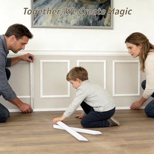 Wainscoting Molding Kit, 2 Frames, 16 x 24 Inch - size: 16" x 24"