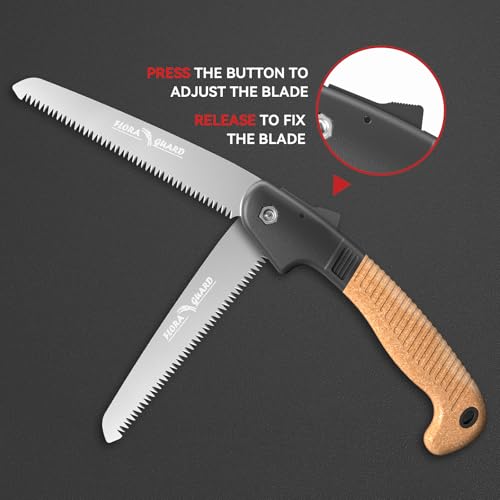FLORA GUARD 7.7-Inch Folding Hand Saw - color: Gold, size: 7.7 Inch