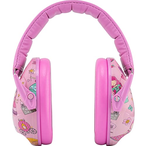 Snug Kids Earmuffs – Noise Reduction for Toddlers & Children – Adjustable, Lightweight, Foldable, Soft & Comfortable - color: Princess