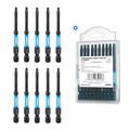 toolant 10PCS 3" Impact Torx Bit Set TT15 S2 Steel Security Torx - size: TT15(3"*10pcs)