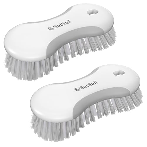 SetSail Multi-Purpose Scrub Brush of 2 Pack, Gray - color: Gray