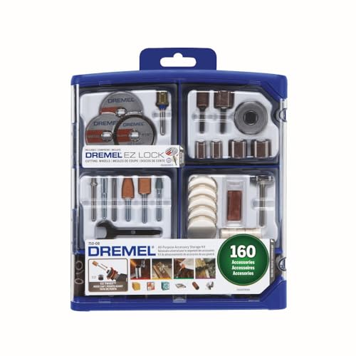 Dremel 160-Piece Rotary Tool Accessory Kit with EZ Lock Technology - size: 160-Pieces