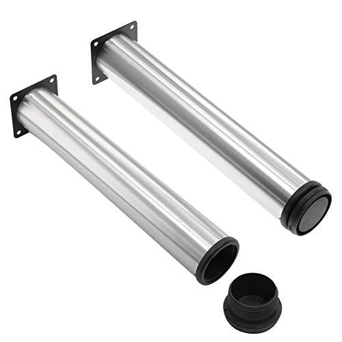 4 Pack Furniture Leg Set, 2" Dia 12" H Adjustable - size: 12 Inch