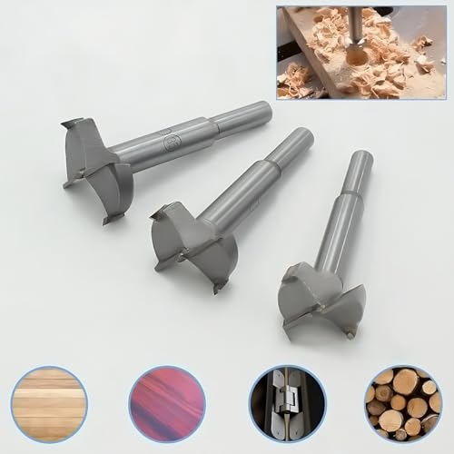 Forstner Drill Bit Set 15-35mm 16 Pcs Carbide Forstner Bits HSS