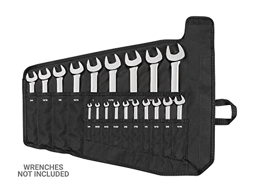 TEKTON 19-Tool Combination Wrench Roll | OTP21104 - size: 19-Tool (1/4-1-1/4 in.)