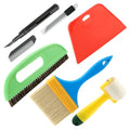LOQJSS Wallpaper Smoothing Tool Kit,15 Pcs Smoother Tools Set,Wallpaper Smoothing Brush,Wallpaper Squeegee Seam Roller,Wallpaper Tools for Applying Peel and Stick Wallpaper