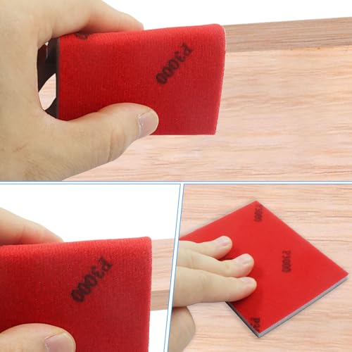 20 PCS Ultra Fine 3000 Grit Sanding Sponge - size: 3000 Grit