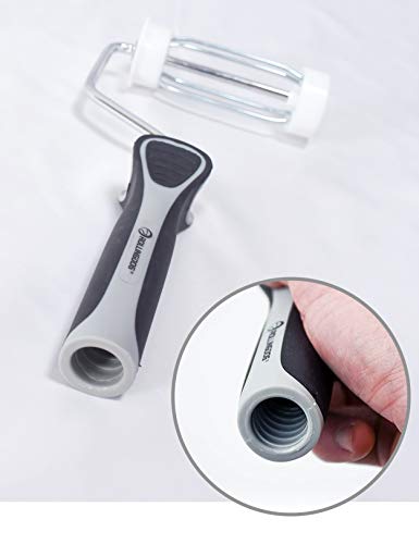 ROLLINGDOG 4 Inch Mini Roller - 3/8" Nap Roller Covers,Small Paint Roller for Wall, Trim, Detail Painting - color: 4Inch paint roller
