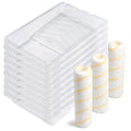 VOOMEY 13PCS 9 Inch Paint Roller Refill Pack, Microfiber Covers & Liners | Includes 3 Microfiber Roller Covers and 10 Tray Liners for Easy Cleanup and House Painting Projects - style: 10 pcs paint tray liners&3 paint roller