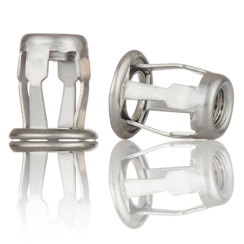 Jack nut Installation Tool Set Hand Thread Insert Jacknuts with Tool Kit - size: Stainless M8 Nuts-10PCS
