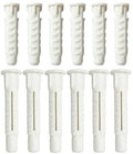 12PCS Concrete Wall Anchors for TV Mount, 10x50mm & 10x60mm Anchor Bolts