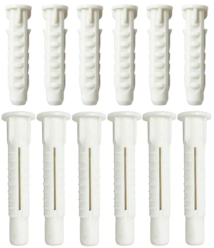12PCS Concrete Wall Anchors for TV Mount, 10x50mm & 10x60mm Anchor Bolts