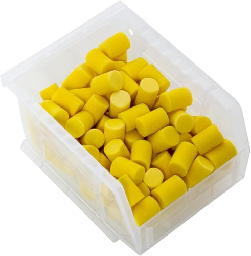 Akro-Mils 30210 AkroBins Plastic Storage Bins, 5"x4"x3", Clear, 6-Pack - color: Clear, size: 6 Pack