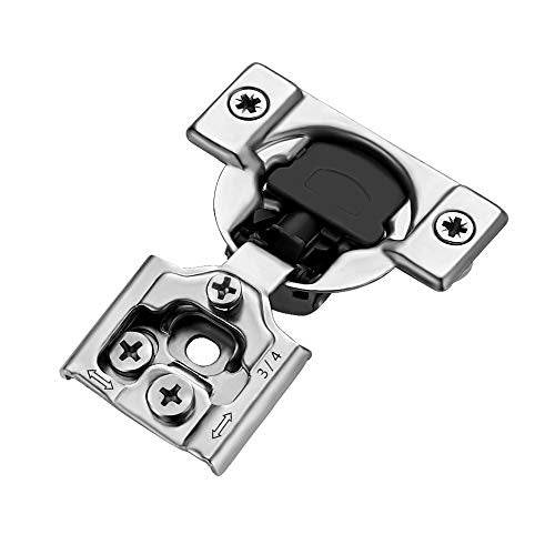 Soft Close Hinges for Kitchen Cabinet Hinges, 3/4 Inch Overlay, 10 Pack - size: 3/4 inch Overlay