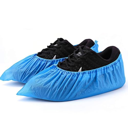 Ogunuoki Pack of 100 Shoe Booties Covers Disposable Non-slip for Guest