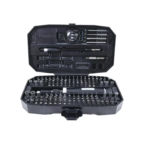 Small Precision Screwdriver Set 152 in 1 Mini Magnetic Screwdriver Set with Torx for Electronic, Watches, Laptop, Computers, Smartphones, PS5, Drones, Jewelers, Glasses - color: Black