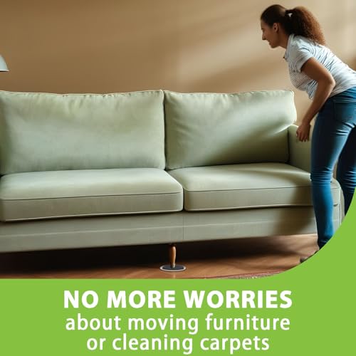 Furniture Sliders for Carpet 20 Pieces 3.5 Inch Heavy Duty Movers Pads Plastic EVA Gliders Easy Move Sofa Bed Table Without Lifting (Beige, 3.5") - color: Beige