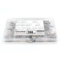 Guitar Screws Kit 304 Stainless Steel Luthier Parts-kit for Tele/Strat/SQ,Switch,Tuner,Machine Head, Neck Plate,Pickguard,Guitar Strap End Pins,Pickup,Bridge,Guitar DIY Kit(Metric, Chrome) - color: Uncoated