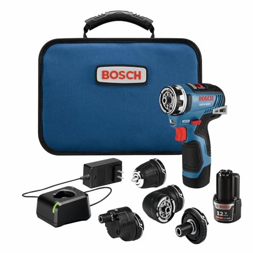 BOSCH GSR12V-300FCB22 12V Max Drill/Driver 5-In-1 Flexiclick® System