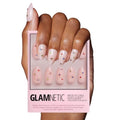 Glamnetic Press On Nails - Short Almond, Glossy Fake Nails 30 Pc Full Kit - color: 3L - North Star