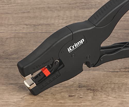 iCrimp Self-Adjusting Wire Stripper, AWG 32-7 with Built-in Cutter