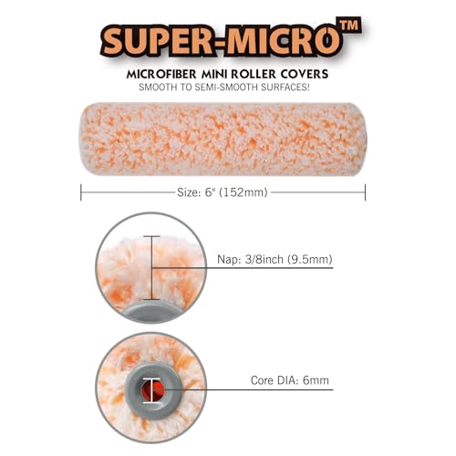 ROLLINGDOG 6 inch Long Paint Roller - color: 6 inch paint roller