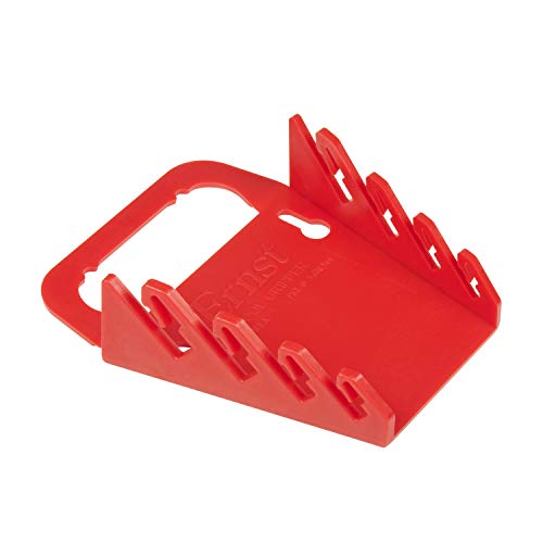 Ernst Manufacturing 5040-Red Gripper Wrench Organizer, Holds 4 Wrenches, Red - color: Red, size: 4 Tool, style: Standard