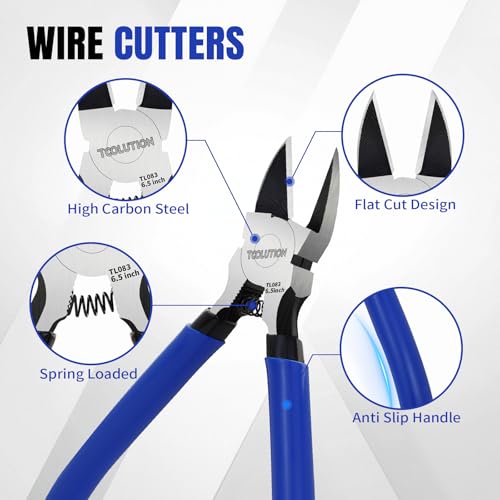 6" Wire Cutters for Crafting Floral Wire Clipper Snips - color: 6"- 1 Pack