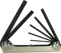 EKLIND 20812 Steel Handle Fold-up Hex Key allen wrench - 8pc set SAE Inch Sizes 3/32-1/4