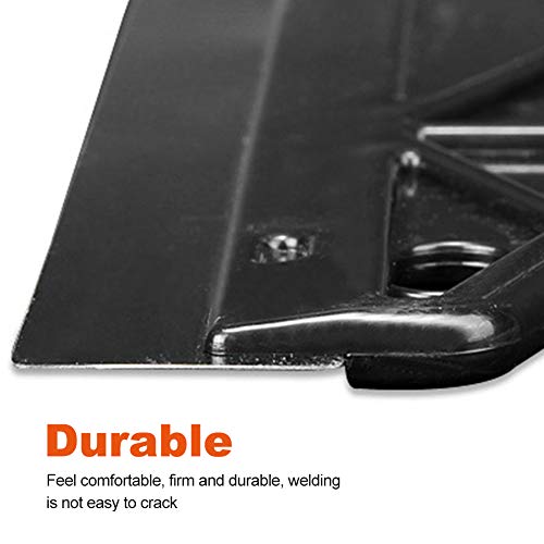 EMVANV Paint Trim Guard, Cutting in Tools for Painting, Multi-Purpose Straight Edge Tool Paint Guide Painter's Trim Guard Stainless Steel Paint Shield for Paint Guide & Measurement(Black)