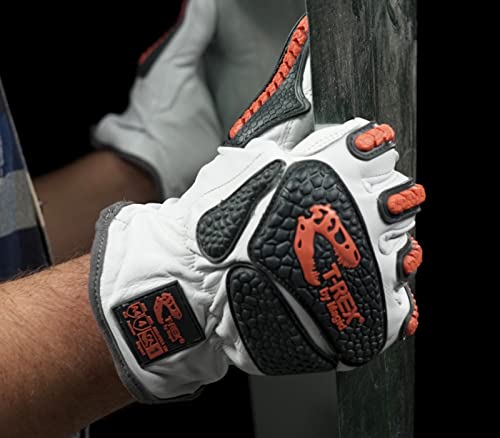 Magid T-REX TRX818 Impact Gloves, Goatskin, A5, 6 Pairs, Size 10/XL - size: 10/XL, style: 6 Pairs