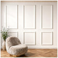 Peel and Stick Wall Molding Kit, 3 Set Pre-Cut Wainscoting Panels