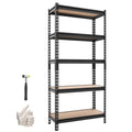 VEVOR Storage Shelves, 5-Tier Adjustable, 2000 lbs Capacity, Heavy Duty Garage Storage Shelving Unit, Metal Utility Rack Shelf, for Kitchen Pantry Basement Bathroom, 28.35" W x 12.17" D x 59.84" H - size: 12" D x 28" W x 60" H