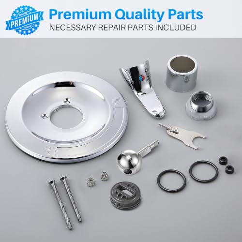 Shower Trim Kit Compatible with Delta RP54870, Lever, Chrome - color: Chrome