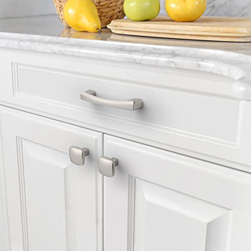 Amerdeco 10 Pack Brushed Satin Nickel Cabinet Pulls 3 Inch(76MM) Hole Centers Kitchen Cabinet Handles Hardware Kitchen Handles for Cabinets Cupboard Handles Drawer Pulls ZH0032… - color: Brushed Satin Nickel, size: 3"/76MM Hole Center