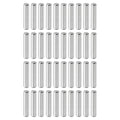 uxcell 40 Pcs 3 mm x 14 mm Dowel Pins, 316L Stainless Steel Cylindrical Dowel Pins Shelf Support Peg Pin Rod Fasten Elements Metal Shelf Pegs Silver Tone - size: 3 mm x 14 mm