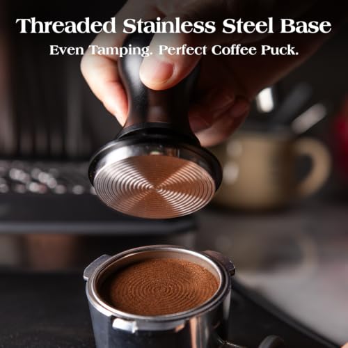 7 PCS 58mm Espresso Accessories Kit: Espresso Tamper, Coffee Distributor, Puck Screen, Dosing Funnel and WDT Tool Espresso Machine Accessories, Professional Espresso Tools - size: 58mm Fits Breville Dual Boiler/Oracle/Gaggia/E61