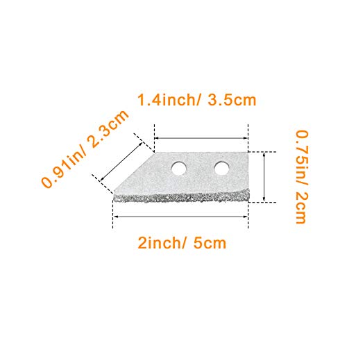 Coitak 5 Pieces Replacement Blades for Tile Grout Saw